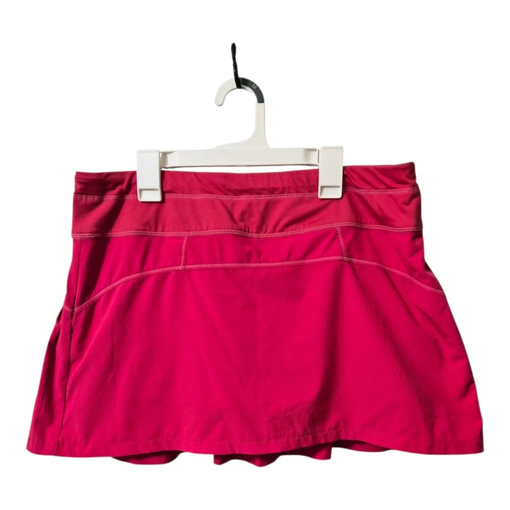 ATHLETA Womens Relay Skort Size Small Magenta‎ Pocket Reflective